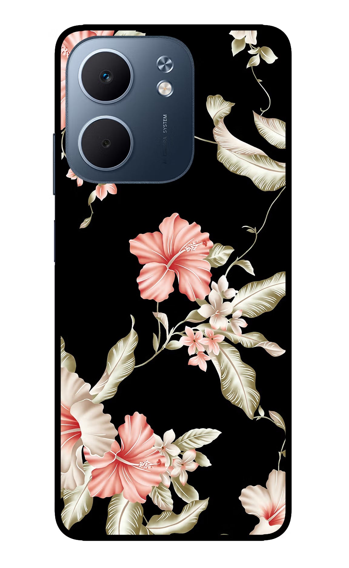 Flowers Oppo A5x 5G Glass Case Back Cover by Casekaro