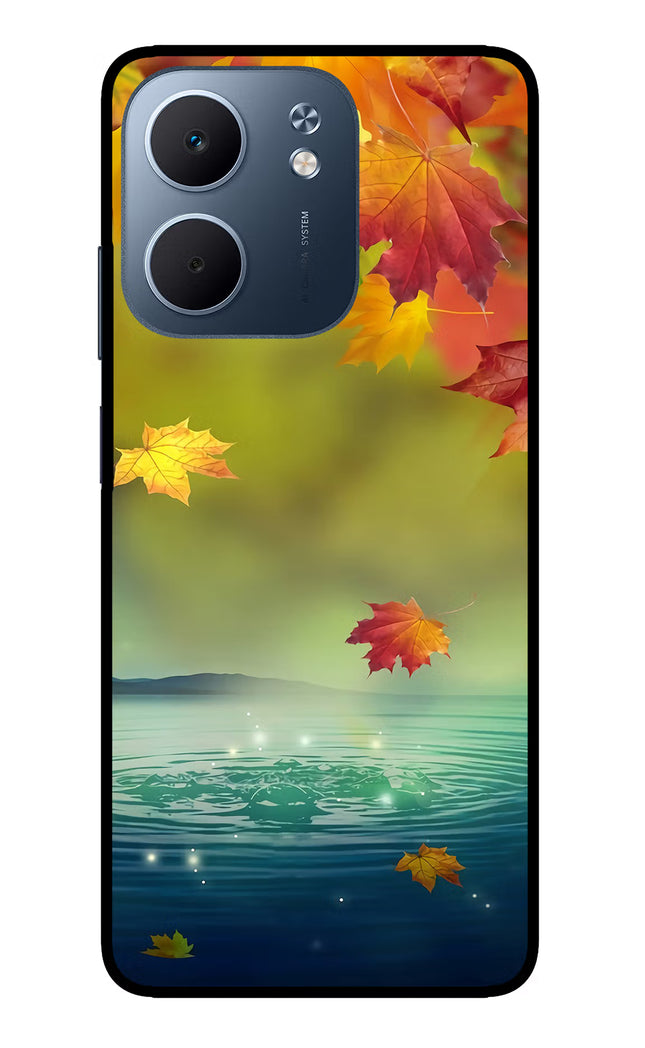 Flowers Oppo A5x 5G Glass Case Back Cover by Casekaro