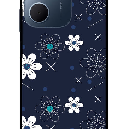 Flowers Oppo A5x 5G Glass Case Back Cover by Casekaro