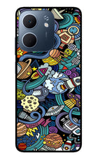 Space Abstract Oppo A5x 5G Glass Case