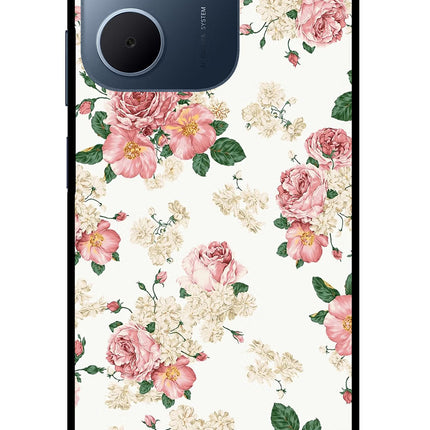 Flowers Oppo A5x 5G Glass Case Back Cover by Casekaro