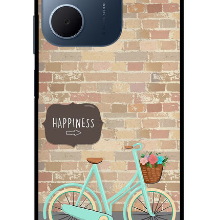 Happiness Artwork Oppo A5x 5G Glass Case Back Cover by Casekaro