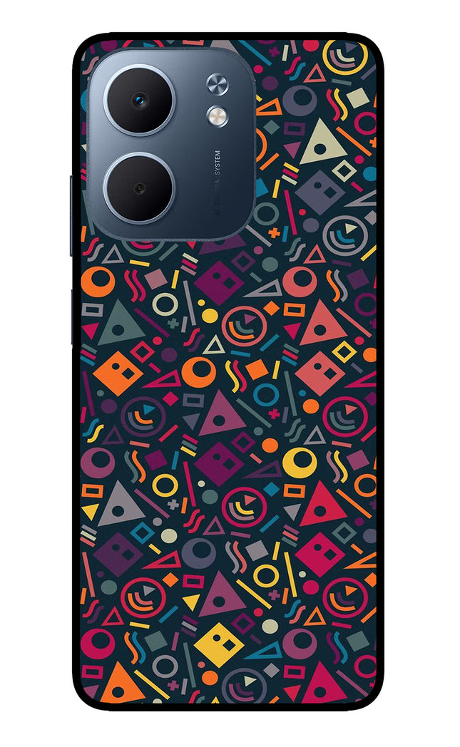 Geometric Abstract Oppo A5x 5G Glass Case Back Cover by Casekaro
