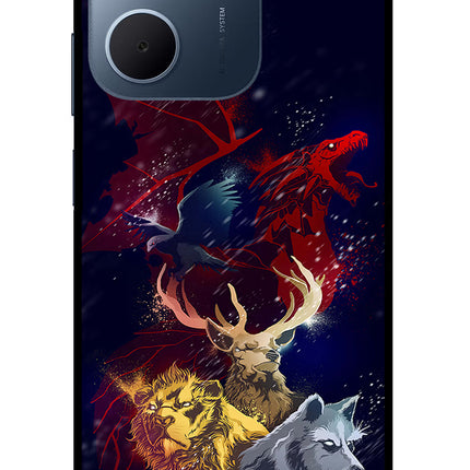 Game Of Thrones Oppo A5x 5G Glass Case Back Cover by Casekaro