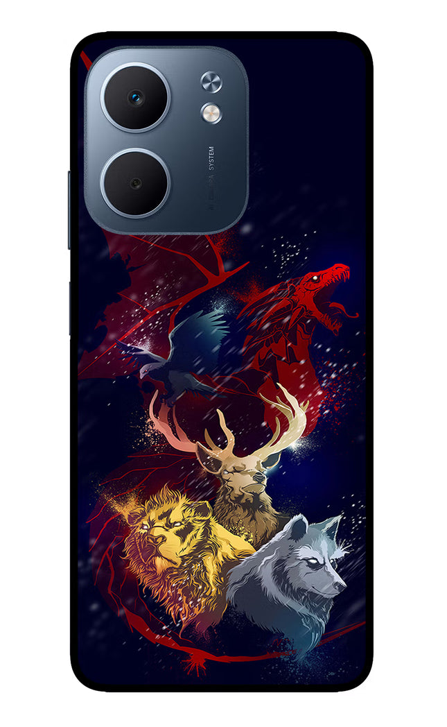 Game Of Thrones Oppo A5x 5G Glass Case Back Cover by Casekaro