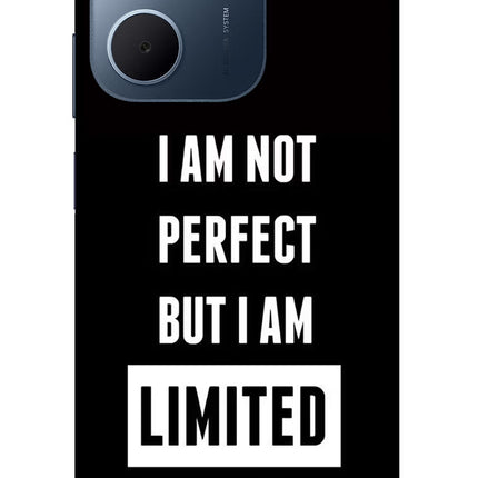 I Am Not Perfect But I Am Limited Edition Oppo A5x 5G Glass Case