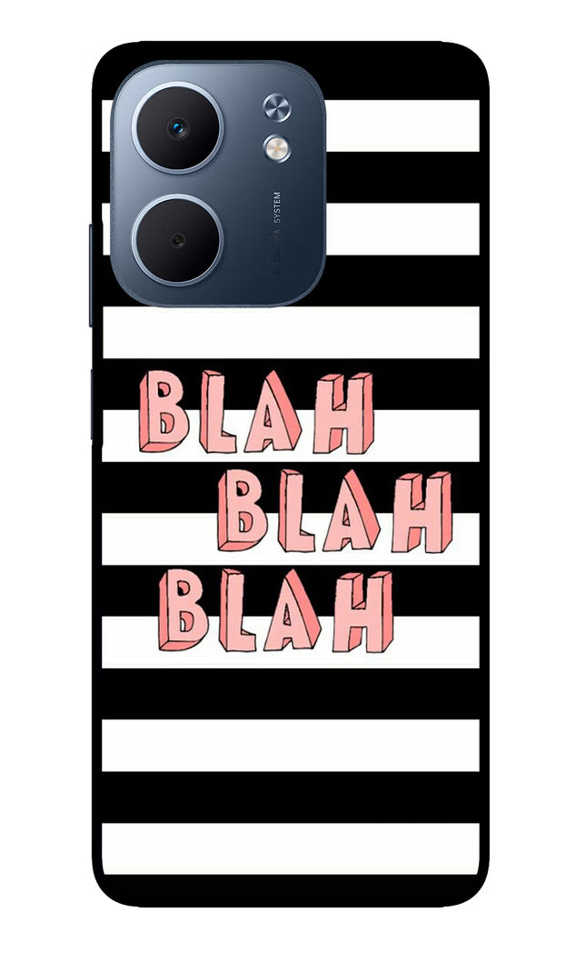 Blah Blah Blah Oppo A5x 5G Glass Case