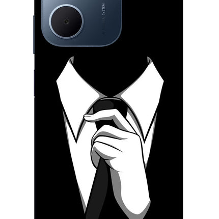 Black Tie Oppo A5x 5G Glass Case