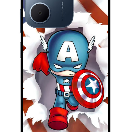 Captain America Oppo A5x 5G Glass Case