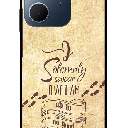 I Solemnly swear that i up to no good Oppo A5x 5G Glass Case