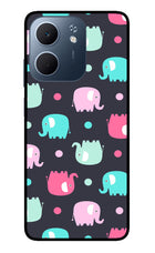 Elephants Oppo A5x 5G Glass Case