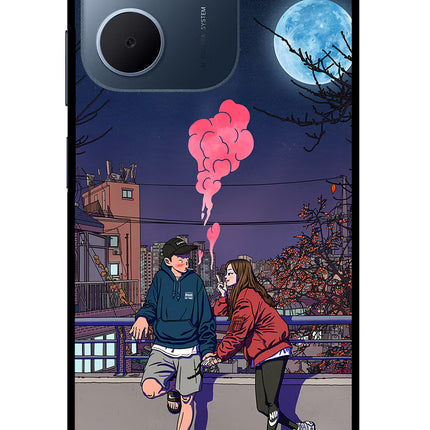 Chilling Couple Oppo A5x 5G Glass Case