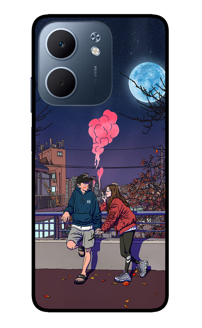 Chilling Couple Oppo A5x 5G Glass Case