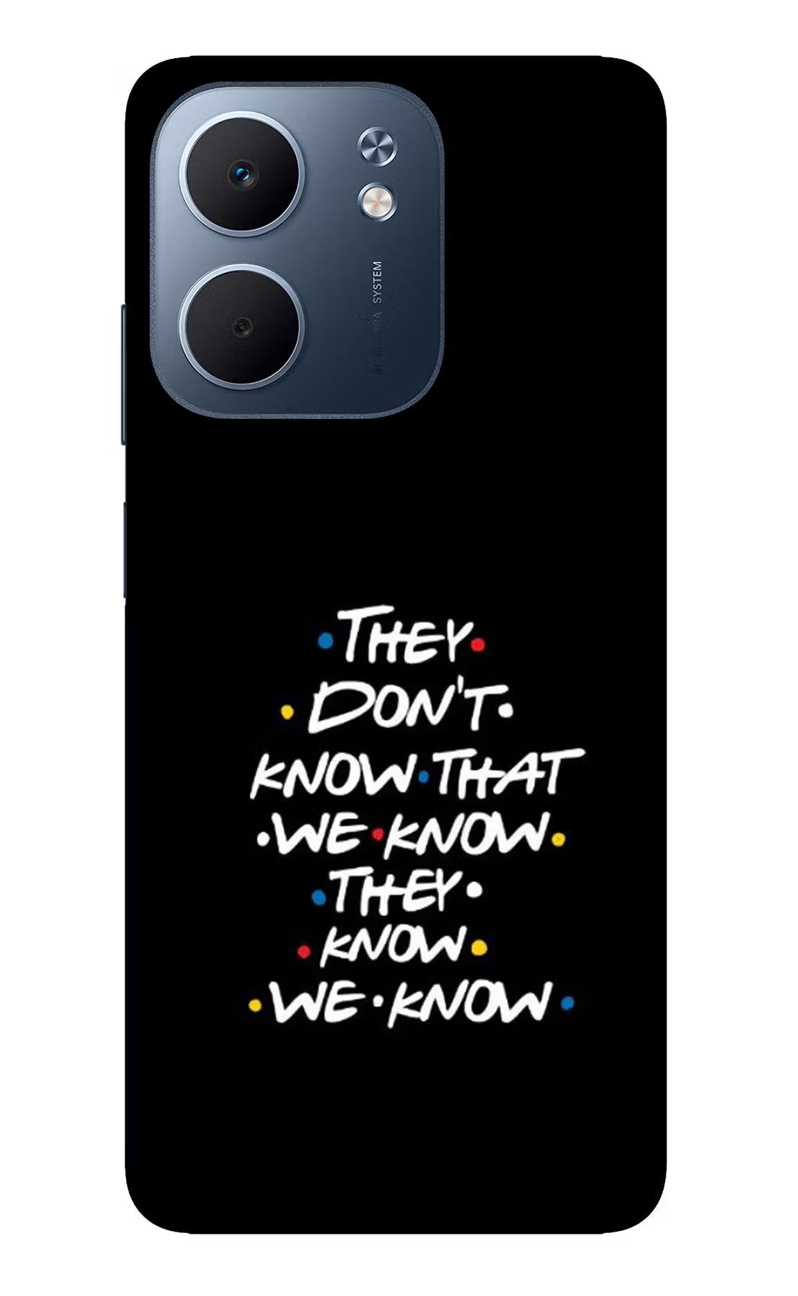 FRIENDS Dialogue Oppo A5x 5G Glass Case Back Cover by Casekaro