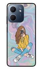Selfie Girl Oppo A5x 5G Glass Case