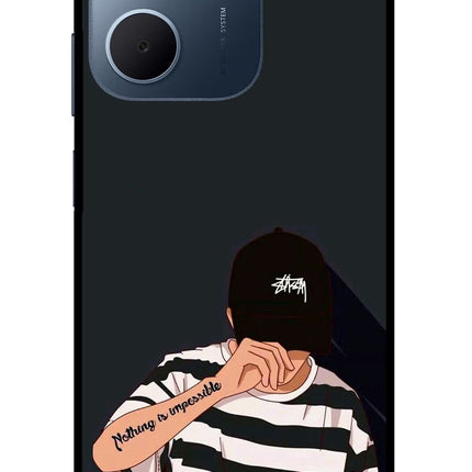 Aesthetic Boy Oppo A5x 5G Glass Case