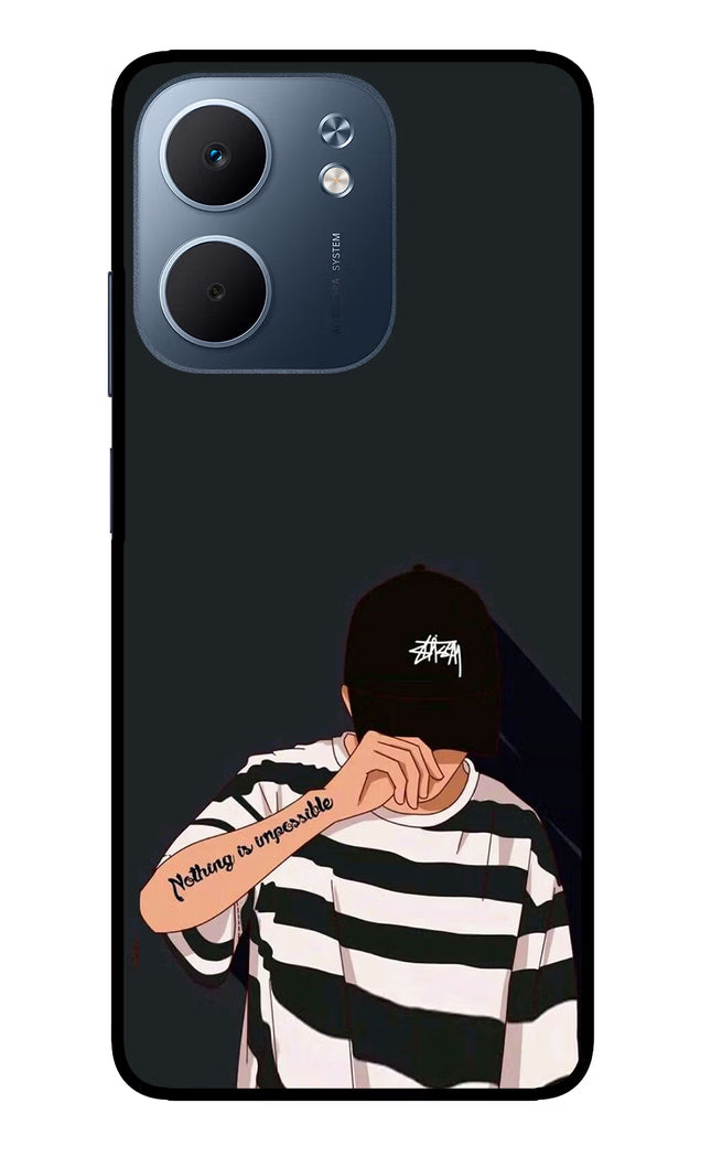 Aesthetic Boy Oppo A5x 5G Glass Case
