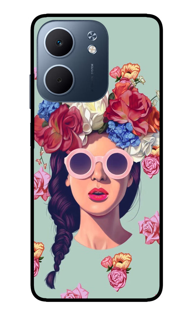 Pretty Girl Oppo A5x 5G Glass Case
