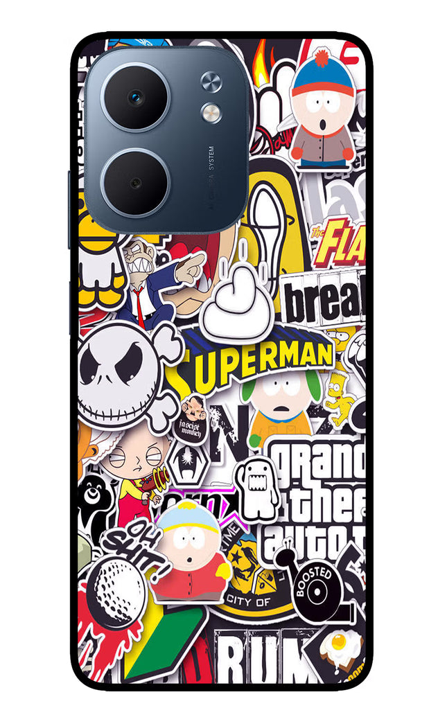 Sticker Bomb Oppo A5x 5G Glass Case