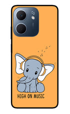 High On Music Oppo A5x 5G Glass Case