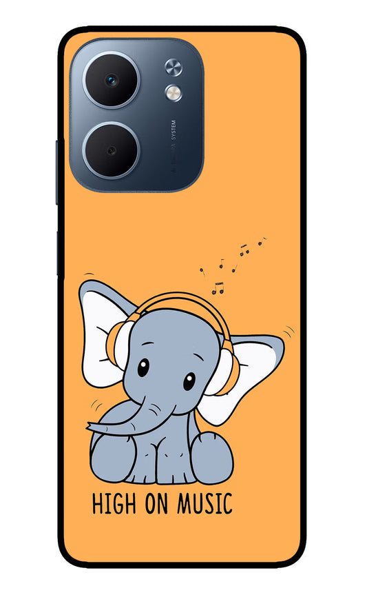 High On Music Oppo A5x 5G Glass Case