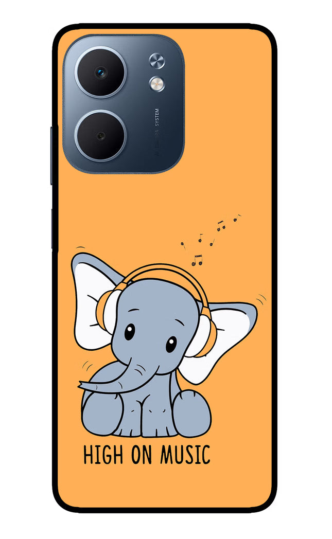 High On Music Oppo A5x 5G Glass Case