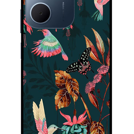 Birds Oppo A5x 5G Glass Case Back Cover by Casekaro