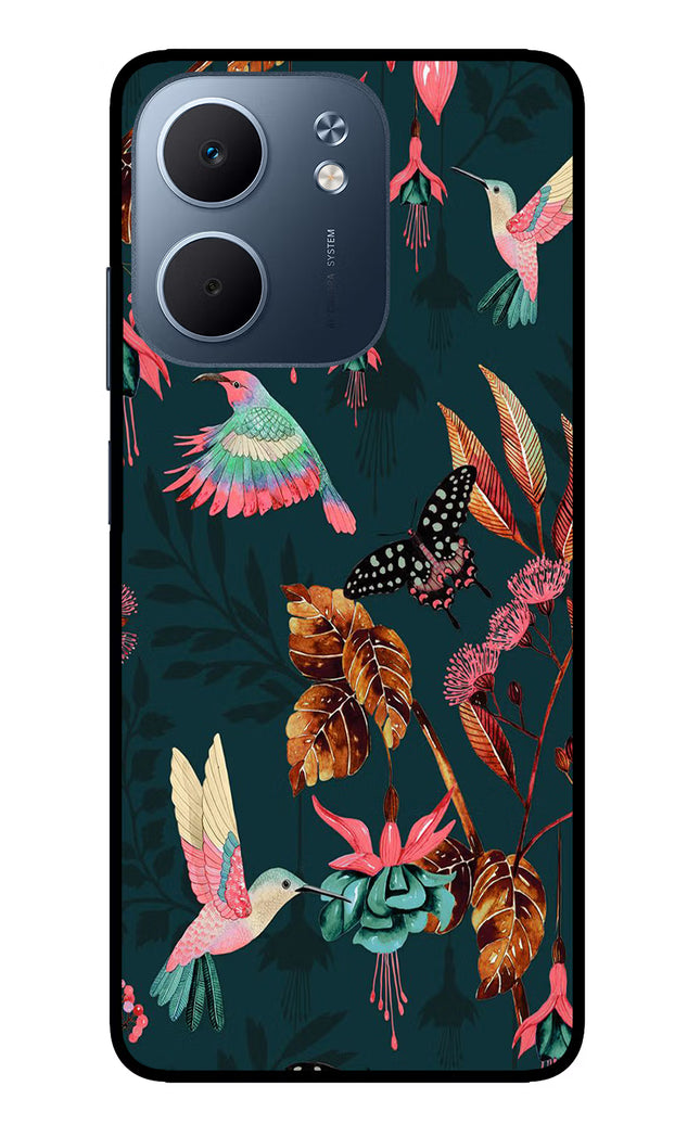 Birds Oppo A5x 5G Glass Case Back Cover by Casekaro