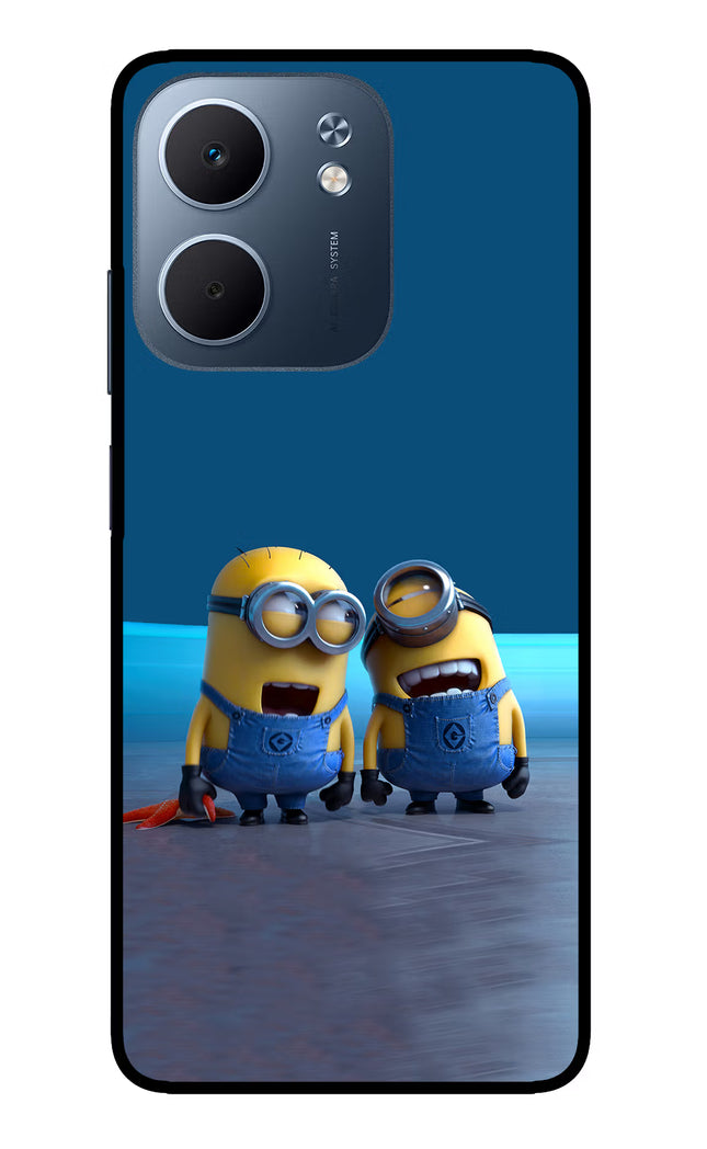 Minion Laughing Oppo A5x 5G Glass Case