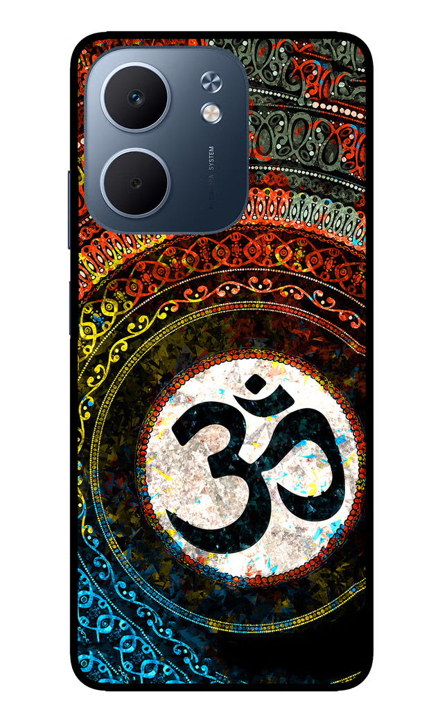 Om Cultural Oppo A5x 5G Glass Case Back Cover by Casekaro
