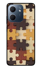 Wooden Puzzle Oppo A5x 5G Glass Case
