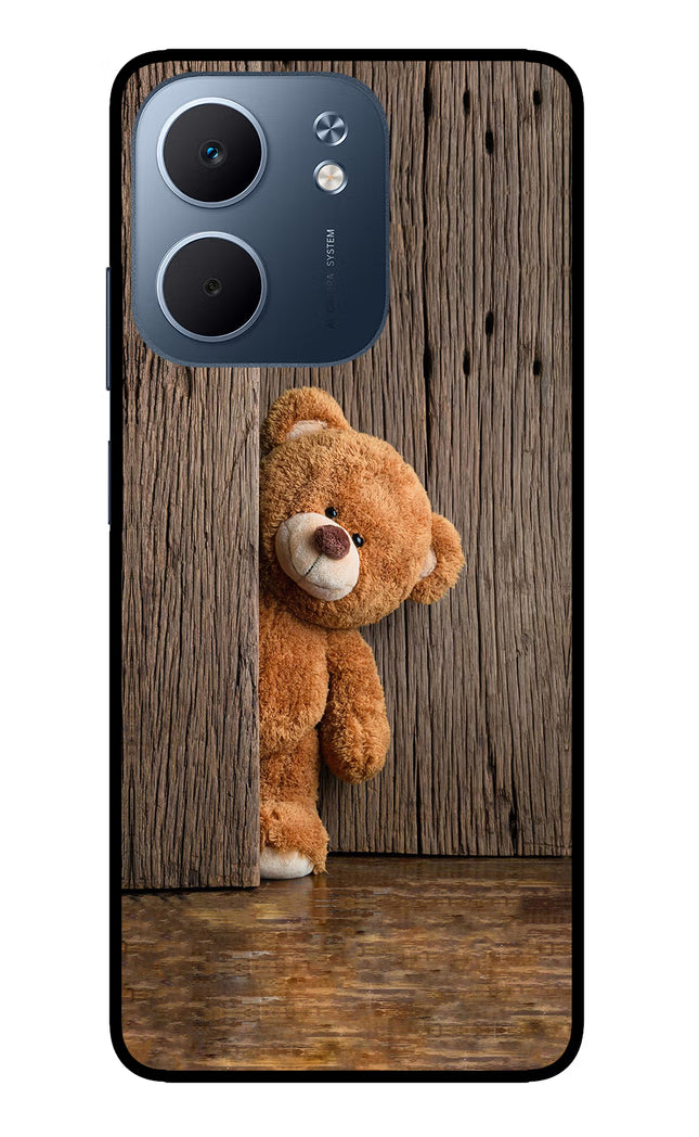 Teddy Wooden Oppo A5x 5G Glass Case