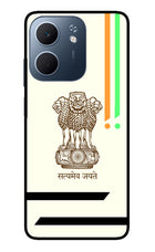 Satyamev Jayate Brown Logo Oppo A5x 5G Glass Case