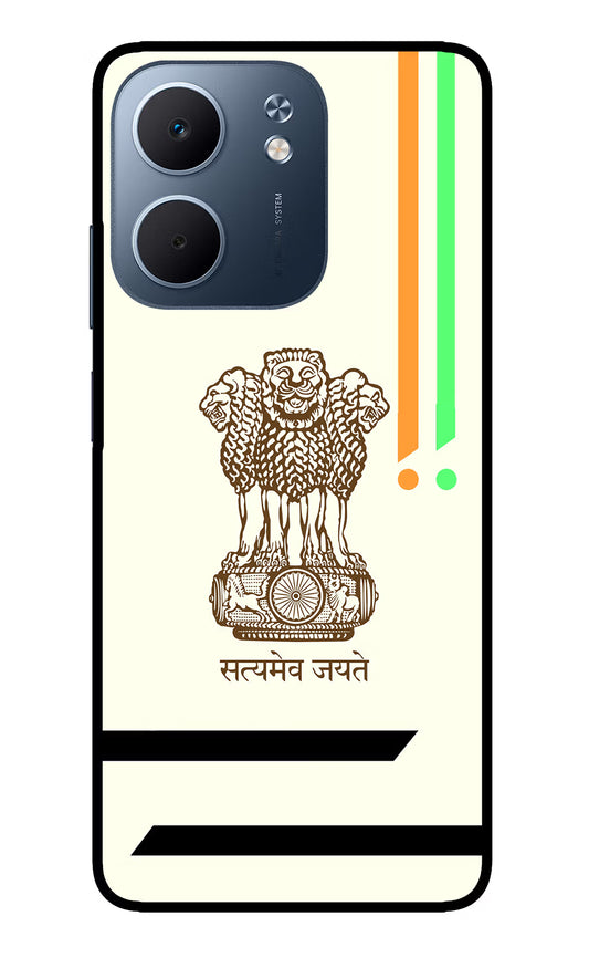 Satyamev Jayate Brown Logo Oppo A5x 5G Glass Case