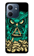 Green Owl Oppo A5x 5G Glass Case