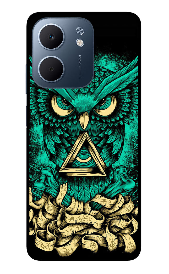 Green Owl Oppo A5x 5G Glass Case