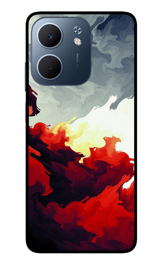 Fire Cloud Oppo A5x 5G Glass Case