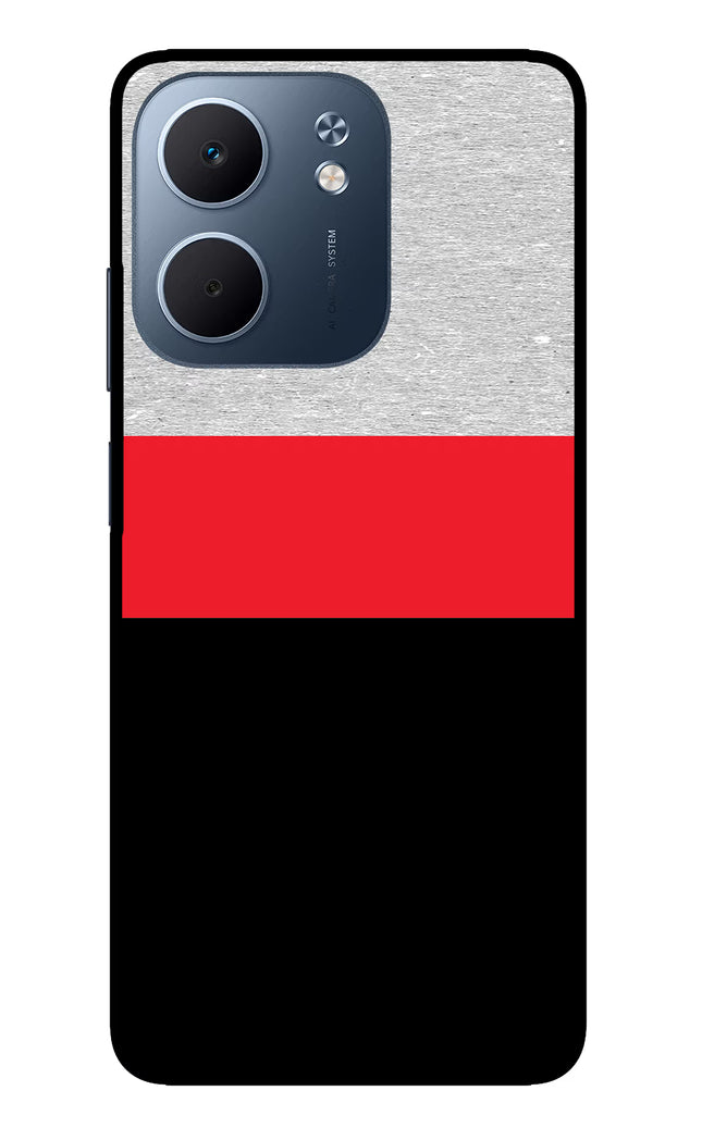 Tri Color Pattern Oppo A5x 5G Glass Case