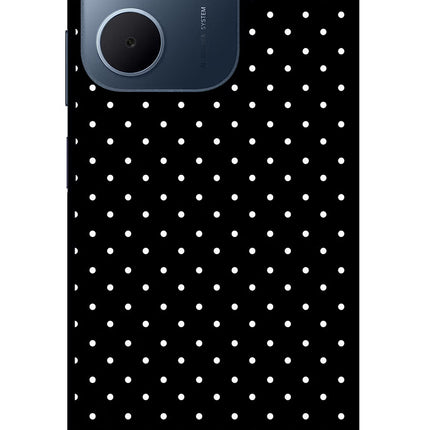White Dots Oppo A5x 5G Glass Case