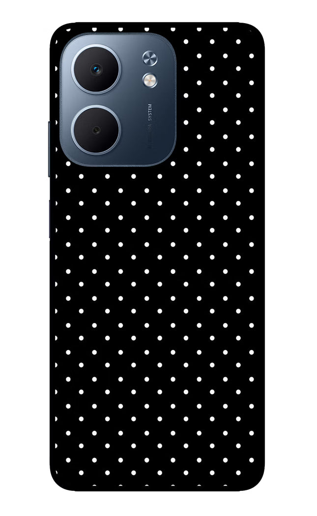 White Dots Oppo A5x 5G Glass Case