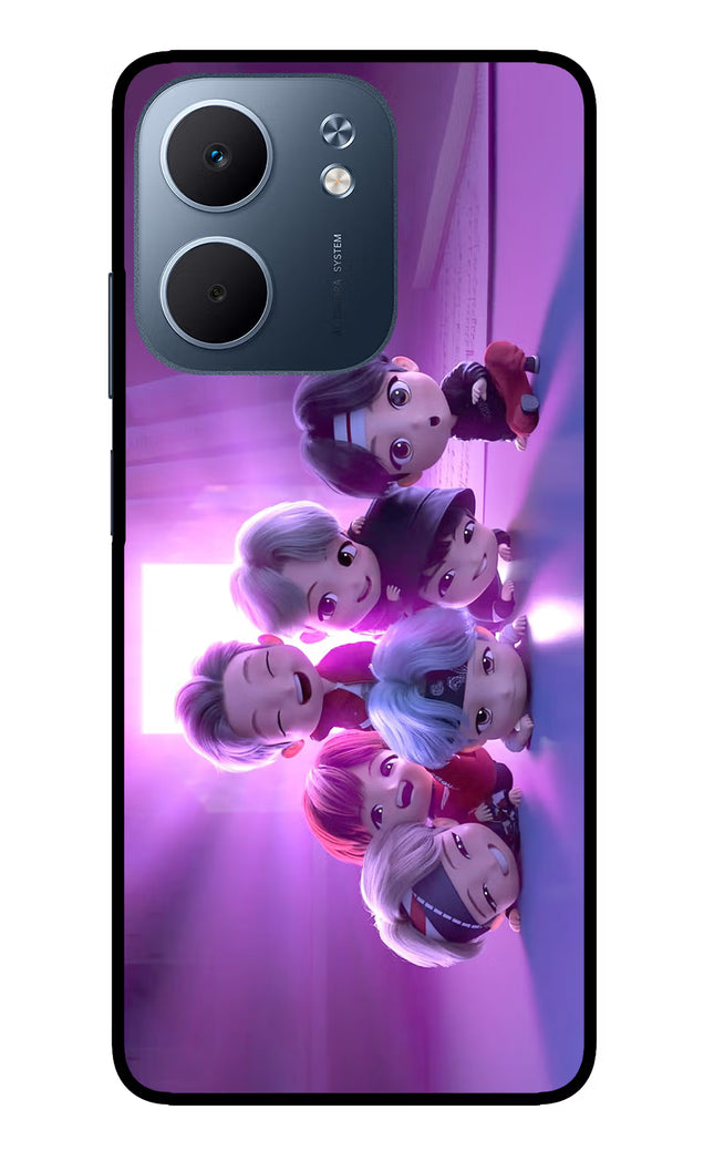 BTS Chibi Oppo A5x 5G Glass Case