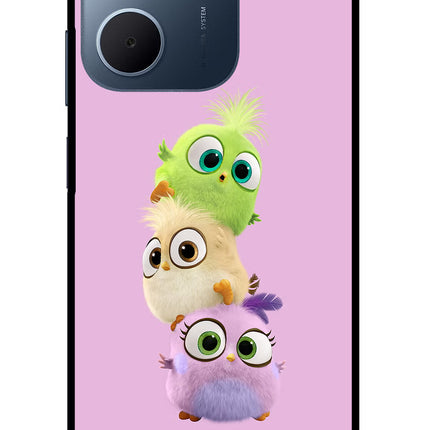 Cute Little Birds Oppo A5x 5G Glass Case