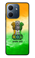 Satyamev Jayate Flag Oppo A5x 5G Glass Case