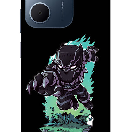 Black Panther Oppo A5x 5G Glass Case