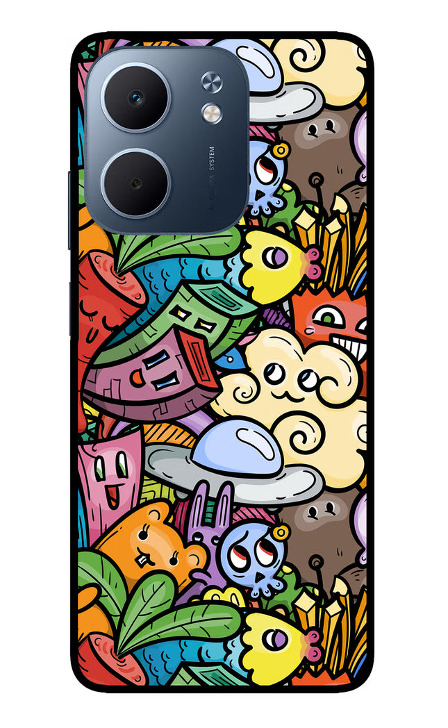 Veggie Doodle Oppo A5x 5G Glass Case