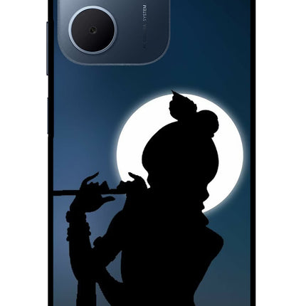 Shri Krishna Silhouette Oppo A5x 5G Glass Case