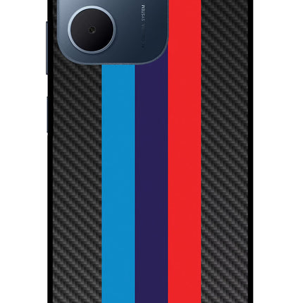 BMW Stripes Pattern Oppo A5x 5G Glass Case