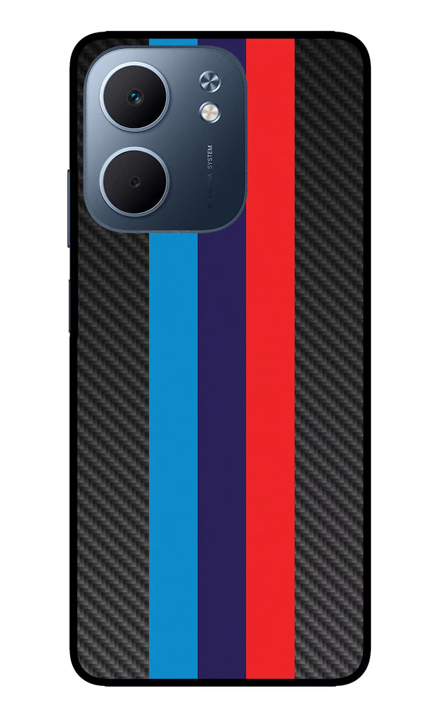 BMW Stripes Pattern Oppo A5x 5G Glass Case Back Cover by Casekaro