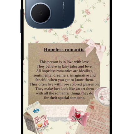 Hopeless Romantic Oppo A5x 5G Glass Case Back Cover by Casekaro