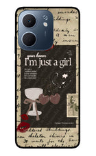 I am just a girl Oppo A5x 5G Glass Case